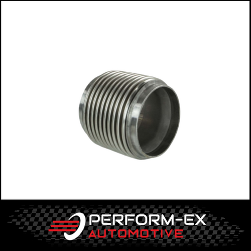 STAINLESS STEEL 4" X 3" (76MM) EXHAUST RACE FLEX BELLOW WITH INNER SLEEVE (FLEX4300C) STAINLESS STEEL 4" X 3" (76MM) EXHAUST RACE FLEX BELLOW WITH INNER SLEEVE (FLEX4300C)