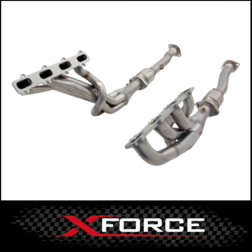 FORD FALCON FG V8 5.4L SEDAN/UTE XFORCE 304 STAINLESS STEEL HEADERS 1 3/4" & HIGH FLOW 2.5" METALLIC CATS
