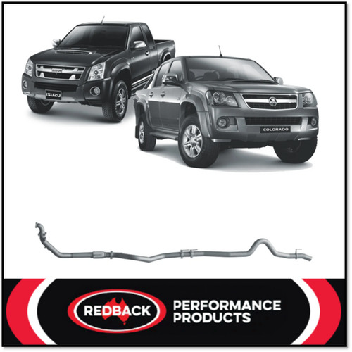 REDBACK 3" 409 STAINLESS STEEL TURBO BACK EXHAUST SYSTEM FITS ISUZU D-MAX TF 3.0L 1/2008-12/2012