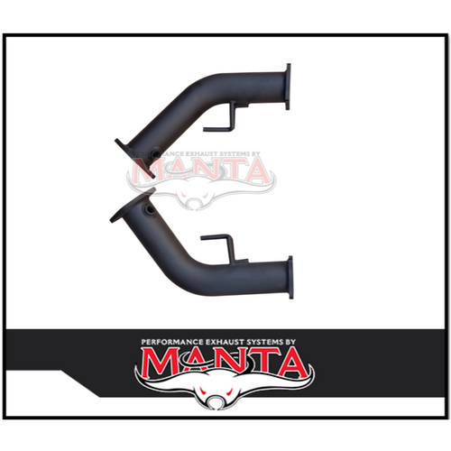DPE BY MANTA RACE PIPES/CAT DELETES FITS HOLDEN COMMDORE VE VF 6.0L 6.2L V8 SEDAN/WAGON/UTE (HOLC128-RP3)
