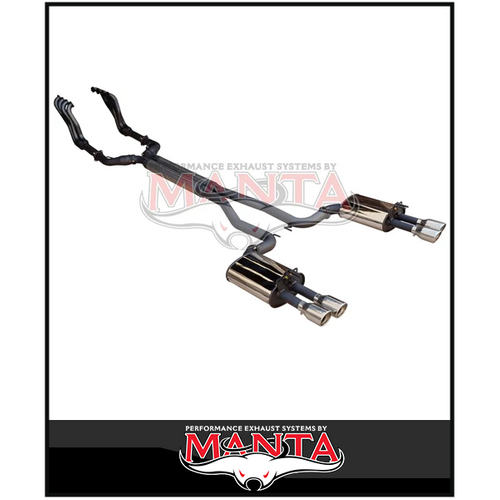 DPE BY MANTA ENGINE BACK STAINLESS STEEL EXHAUST SYSTEM FITS HOLDEN COMMODORE VE VF 6.0L 6.2L V8 SEDAN/WAGON (HOLK128S-134)