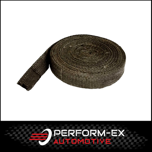 TITANIUM FIBRE GLASS HEAT TAPE (WRAP) - 2" (51MM) X 3MM X 10MTR ROLL (HT200R-10T3)