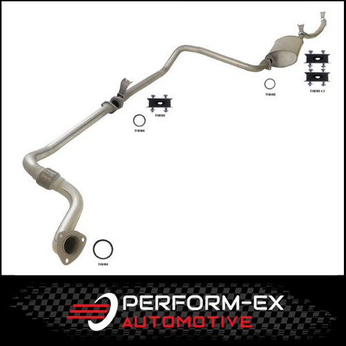 STANDARD ENGINE BACK EXHAUST SYSTEM FITS TOYOTA LANDCRUISER HZJ75R 1/1990-7/1999