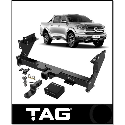 TAG HEAVY DUTY TOWBAR KIT (3000KG) FITS GREAT WALL CANNON 9/2020-ON