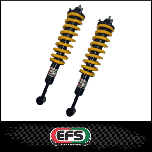 EFS ELITE COMPLETE FRONT STRUTS (2" RAISED) FITS FORD RANGER PXIII 2018-2022 (0-50KG)