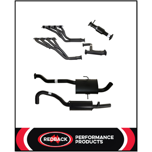 REDBACK EXTRACTORS, CAT & CATBACK EXHAUST SYSTEM FITS HOLDEN COMMODORE VP VR VS 5.0L V8 AUTO UTE (KIT034A-9)