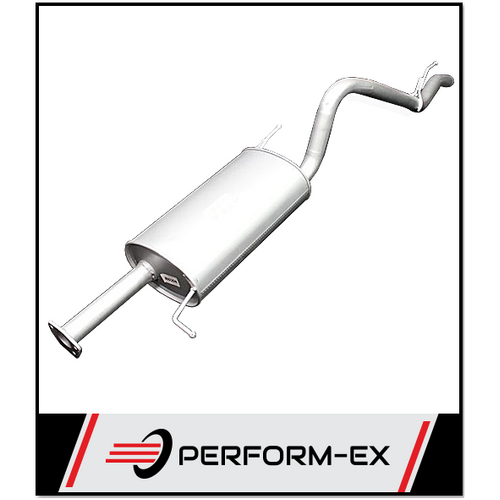 STANDARD REAR MUFFLER FITS MITSUBISHI TRITON ML MN 2.4L PETROL 2WD 4WD 7/2006-12/2014 (M0287)