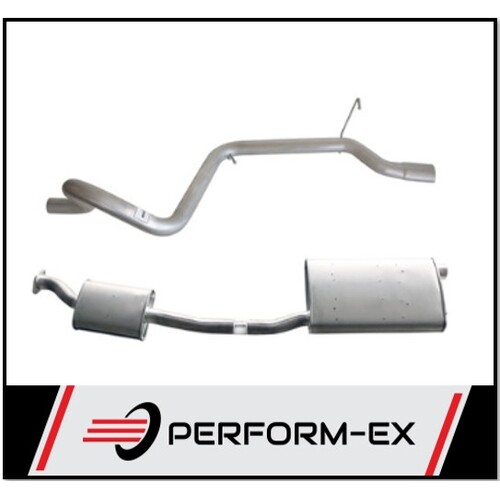 STANDARD CENTRE MUFFLER & REAR TAILPIPE FITS FALCON AU SEDAN 4.0L 6CYL