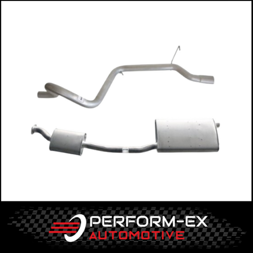 STANDARD CENTRE MUFFLER & REAR TAILPIPE FITS FALCON AU SEDAN 4.0L 6CYL