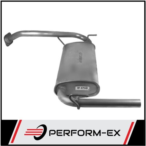 STANDARD EXHAUST REAR MUFFLER FITS MAZDA 323 ASTINA 1.8L 5DR HATCH
