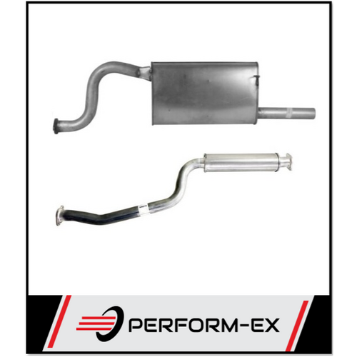 STANDARD CENTRE & REAR MUFFLER FITS FORD FALCON BA BF 4.0L RTV UTILITY