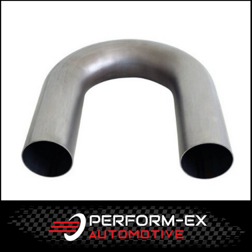 3" 76MM X 180 DEGREE MANDREL BEND MILD STEEL EXHAUST PIPE 3" 76MM X 180 DEGREE MANDREL BEND MILD STEEL EXHAUST PIPE