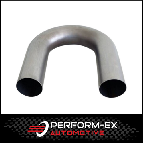 3.5" 89MM X 180 DEGREE MANDREL BEND MILD STEEL EXHAUST PIPE (MB350180) 3.5" 89MM X 180 DEGREE MANDREL BEND MILD STEEL EXHAUST PIPE (MB350180)