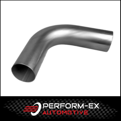 3.5" 89MM X 90 DEGREE TIGHT RADIUS MANDREL BEND MILD STEEL EXHAUST PIPE (MB35090TR)