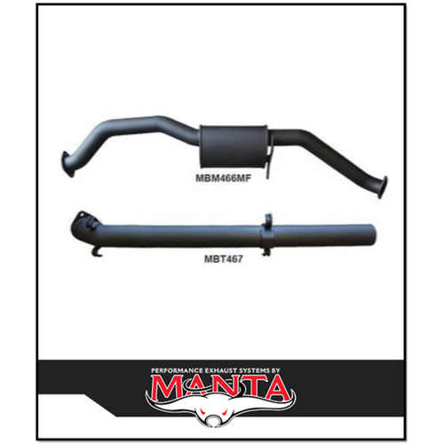 MANTA 3" CATBACK EXHAUST SYSTEM FITS HOLDEN COMMODORE VP VR VS 5.0L V8 SEDAN IRS (MKHN0063)