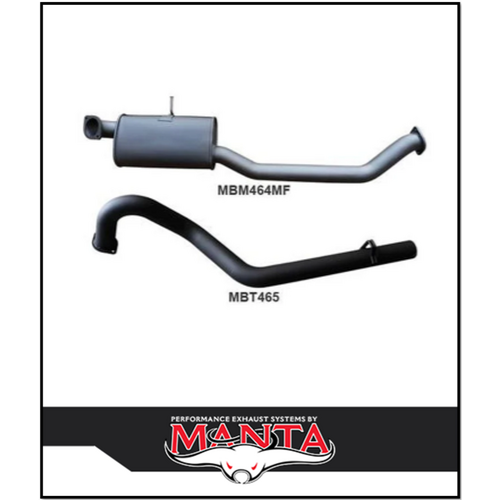 MANTA 3" CATBACK EXHAUST SYSTEM FITS HOLDEN COMMODORE VN VP VR VS 5.0L V8 WAGON (MKHN0082)