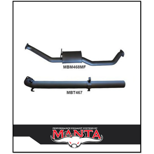 MANTA 3" CATBACK EXHAUST SYSTEM FITS HOLDEN STATESMAN VQ VR VS 5.0L V8 IRS (MKHN0284)