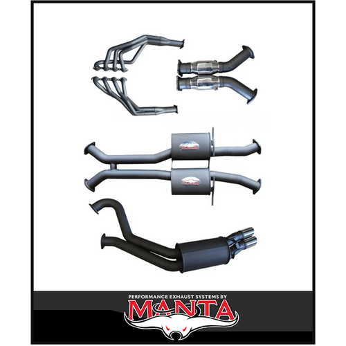 MANTA ENGINE BACK EXHAUST SYSTEM FITS HOLDEN COMMODORE VT VX VY VZ 5.7L 6.0L V8 SEDAN (MKHN0399)
