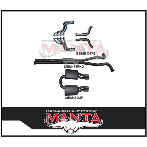 MANTA ENGINE BACK EXHAUST SYSTEM FITS HOLDEN STATESMAN WM WN 6.0L 6.2L V8 (MKHN0433)