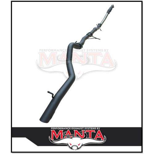 MANTA 3" TURBO BACK EXHAUST SYSTEM WITH CAT/NO MUFFLER FITS MITSUBISHI PAJERO SPORT QE QF QG 2.4L 4N15 4CYL 2015-2024 (MKMI0034)
