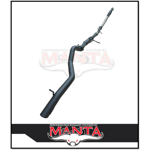 MANTA 3" TURBO BACK EXHAUST SYSTEM WITH CAT/HOTDOG FITS MITSUBISHI PAJERO SPORT QE QF QG 2.4L 4N15 4CYL 2015-2024 (MKMI0035)