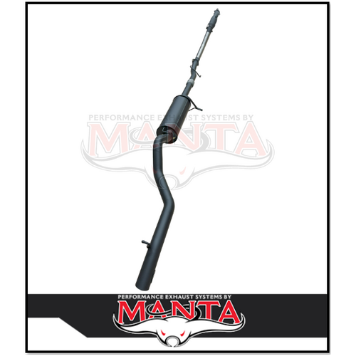 MANTA 3" TURBO BACK EXHAUST SYSTEM WITH CAT/MUFFLER FITS MITSUBISHI PAJERO SPORT QE QF QG 2.4L 4N15 4CYL 2015-2024 (MKMI0036)