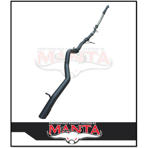 MANTA 3" TURBO BACK EXHAUST SYSTEM WITH NO CAT/NO MUFFLER FITS MITSUBISHI PAJERO SPORT QE QF QG 2.4L 4N15 4CYL 2015-2024 (MKMI0037)