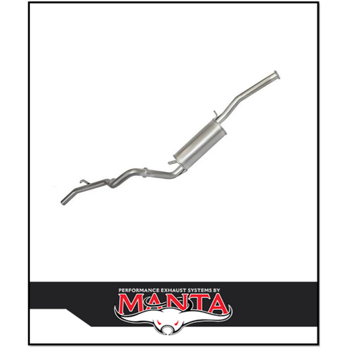 MANTA 3" OE ENGINE PIPE BACK EXHAUST SYSTEM WITH MUFFLER FITS NISSAN PATROL GQ 4.2L TD42 WAGON (MKNI0062)
