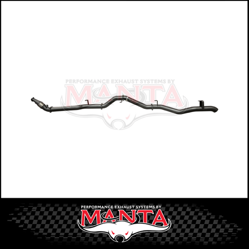 MANTA 4" TURBO BACK EXHAUST SYSTEM FITS TOYOTA LANDCRUISER VDJ79R 4.5L V8 DUAL CAB 2012-2016 - NO CAT/PIPE ONLY (MKTY0199)