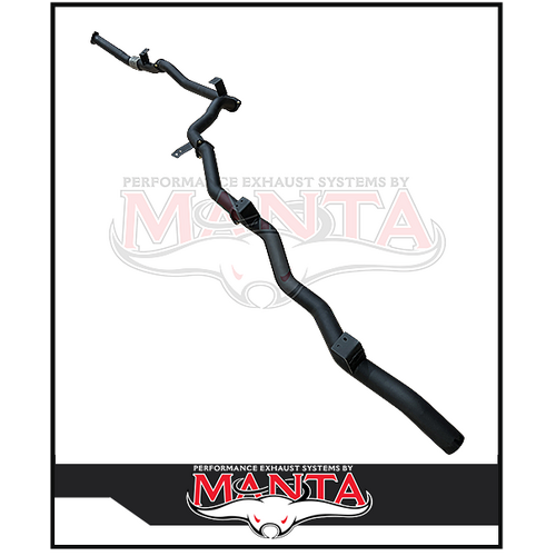 MANTA 3" DPF BACK EXHAUST SYSTEM FITS TOYOTA LANDCRUISER GDJ79R 2.8L 4CYL 10/2023-ON (MKTY0400)