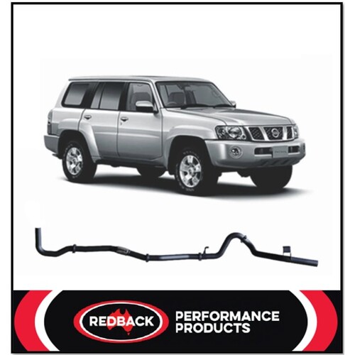 REDBACK 3" 409 STAINLESS STEEL DUMP BACK EXHAUST SYSTEM PIPE ONLY FITS NISSAN PATROL Y61 GU 4.2L TD