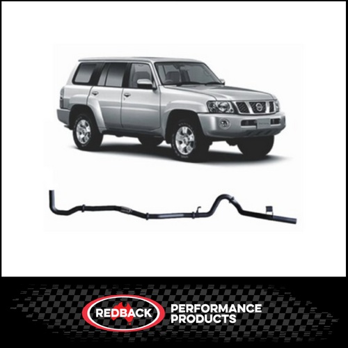 REDBACK 3" 409 STAINLESS STEEL DUMP BACK EXHAUST SYSTEM PIPE ONLY FITS NISSAN PATROL Y61 GU 4.2L TD