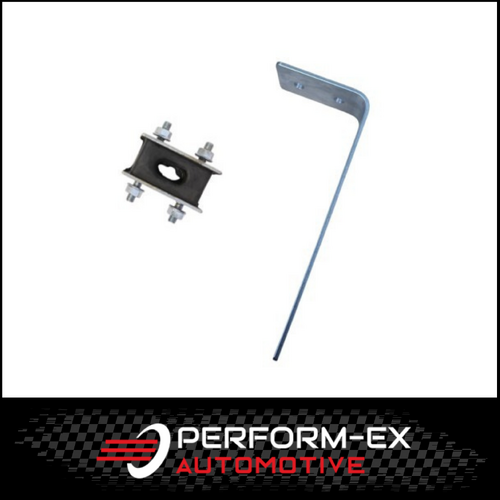 PERFORM-EX 316 STAINLESS STEEL TOYOTA LANDCRUISER EXHAUST MOUNT BRACKET