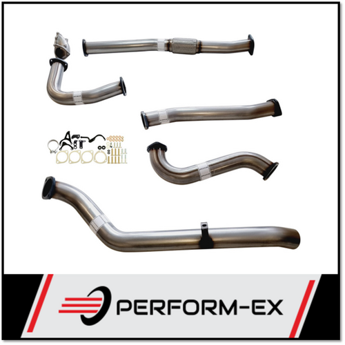 PERFORM-EX 3" STAINLESS STEEL PIPE ONLY TURBO BACK EXHAUST SYSTEM FITS NISSAN PATROL Y61 GU 4.2L TD UTE