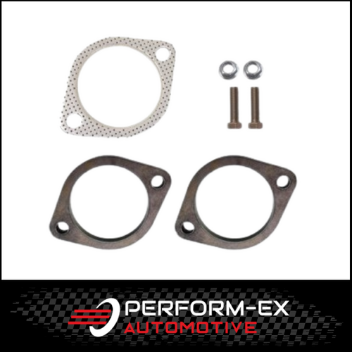 2 1/2" (63MM) X 2 BOLT FLANGE PLATE KIT (MILD STEEL)