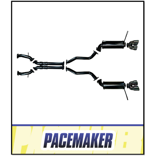 PACEMAKER 3" CATBACK EXHAUST SYSTEM FITS JEEP GRAND CHEROKEE WK2 TRACKHAWK 6.4L SUPERCHARGED V8 2018-2021 (PP2655-51)