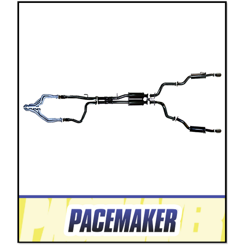 PACEMAKER HEADERS, CATS AND 3" CATBACK EXHAUST SYSTEM FITS RAM 1500 DT TRX 6.2L SUPERCHARGED V8 2021-ON (PP2662-25)