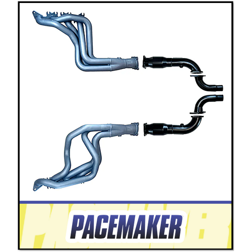 PACEMAKER CERAMIC COATED HEADERS & CATS TO SUIT FACTORY EXHAUST FITS FORD MUSTANG FN 6TH GEN 5.0L V8 COYOTE 2018-2023 (PP4178-59)