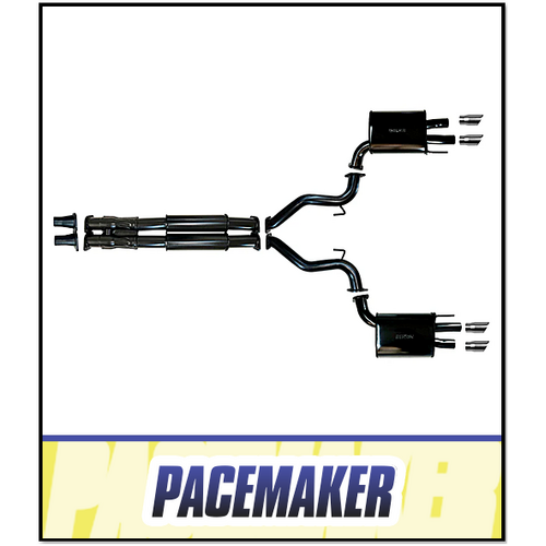 PACEMAKER 3" CATBACK EXHAUST SYSTEM FITS FORD MUSTANG FO S650 7TH GEN 5.0L V8 COYOTE 7/2023-ON (PP4182-55)