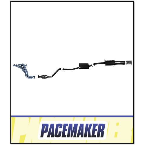 PACEMAKER EXTRACTORS, CAT & CATBACK EXHAUST SYSTEM FITS FORD FALCON BA BF FG 4.0L XR6 UTE 10/2002-10/2016 (PP4495-03)