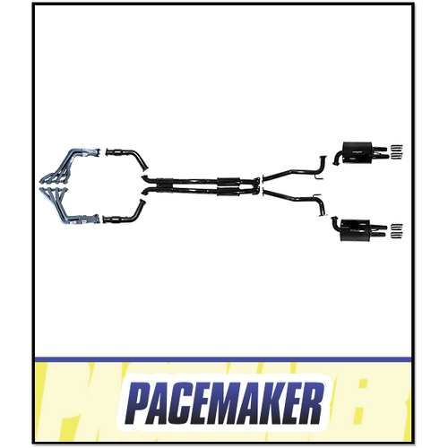 PACEMAKER ENGINE BACK EXHAUST SYSTEM FITS HOLDEN STATESMAN/CAPRICE WM WN 6.0L 6.2L LS2 LS3 V8 8/2006-10/2017 (PP5381-66)