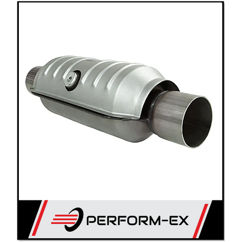UNIVERSAL EURO 6 ROUND CAT CONVERTER - 2.25" (57MM) 400 CPSI WITH CENTRE O2 (SA6225R2C)