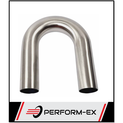 1.5" 38MM X 180 DEGREE MANDREL BEND 304 STAINLESS STEEL EXHAUST PIPE