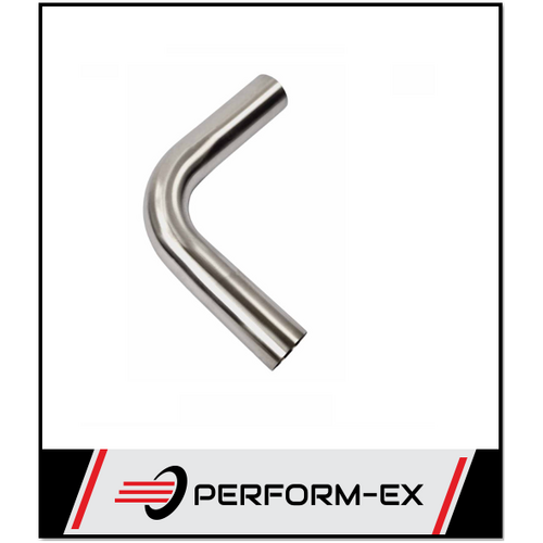 1.58" 41MM X 90 DEGREE MANDREL BEND 304 STAINLESS STEEL EXHAUST PIPE
