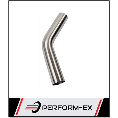 45 Degree 2" 51mm Stainless Steel Mandrel Bend Exhaust Pipe – Perform-Ex 304 Series