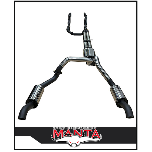 MANTA ENGINE BACK EXHAUST SYSTEM KIT FITS CHEVROLET SILVERADO 1500 ZR1 6.2L V8 (SSMKCH0003)