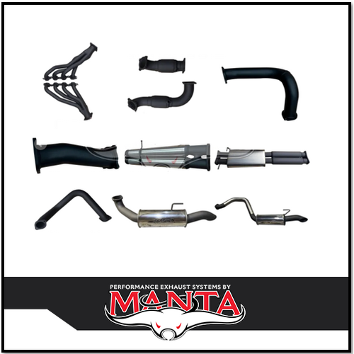 MANTA ENGINE BACK EXHAUST SYSTEM FITS CHEVROLET SILVERADO 1500 ZR2 6.2L V8 (SSMKCH0013)