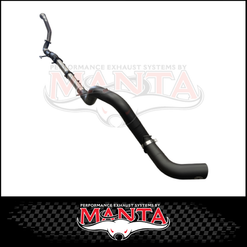 MANTA TURBO BACK 4" INTO 5" EXHAUST SYSTEM WITH CAT/NO MUFFLER FITS CHEVROLET SILVERADO 2500 HD LTZ 6.6L TD V8 (SSMKCH0025)