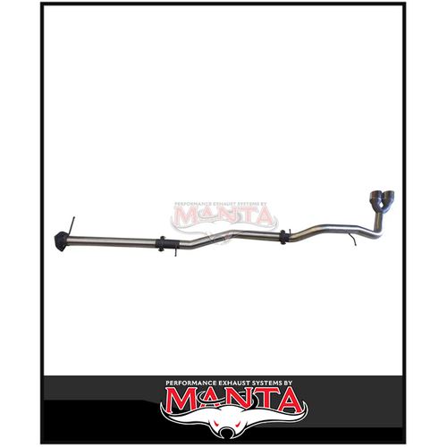 MANTA 3" DPF BACK STAINLESS STEEL EXHAUST SYSTEM WITH TWIN TIP SIDE EXIT FITS FORD RANGER NEXT GEN 3.0L V6 2022-ON (SSMKFD0275T)