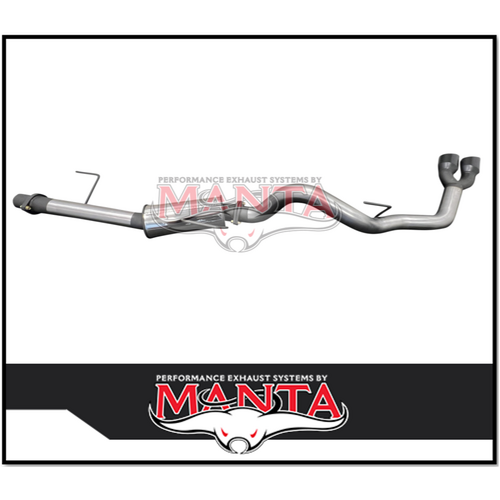 MANTA 3" CAT BACK EXHAUST SYSTEM FITS FORD F150 3.5L V6 SWB & LWB 2023-ON (SSMKFD0333)
